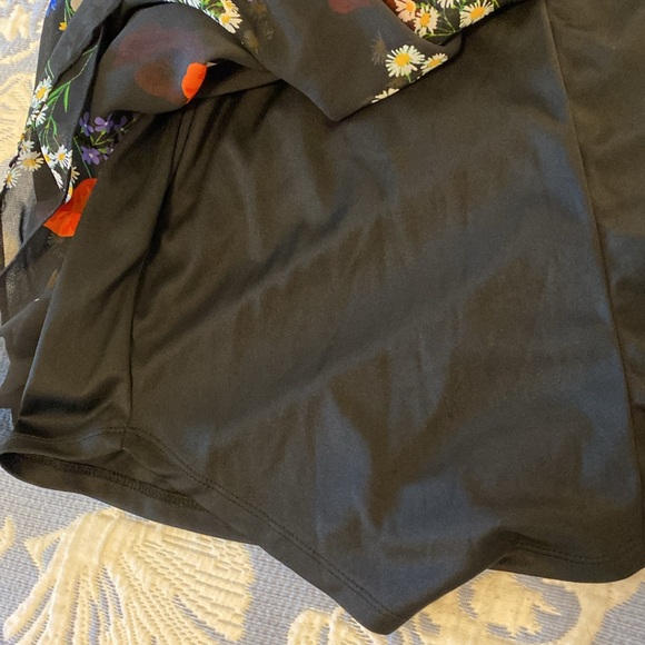 Calvin Klein Womens Floral Print Ruffled Midi Dress - Picture 7 of 7